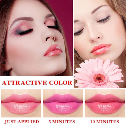 4 Pcs Aloe Vera Lipstick,Long Lasting Lip Care