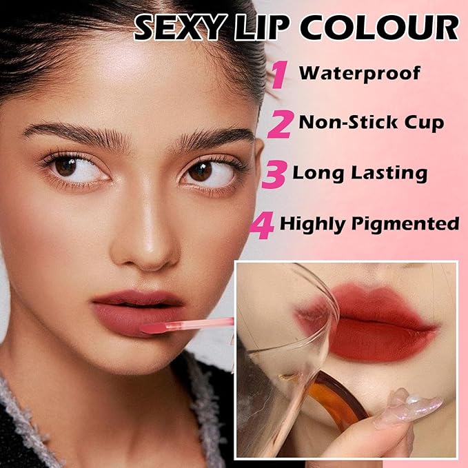 6 Colors Lip Stain Peel Off Lip Tint Long