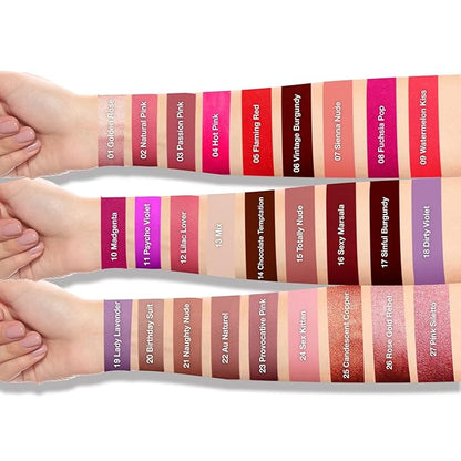 Klara Cosmetics Kiss Proof Lipstick 11 Psycho Violet Long