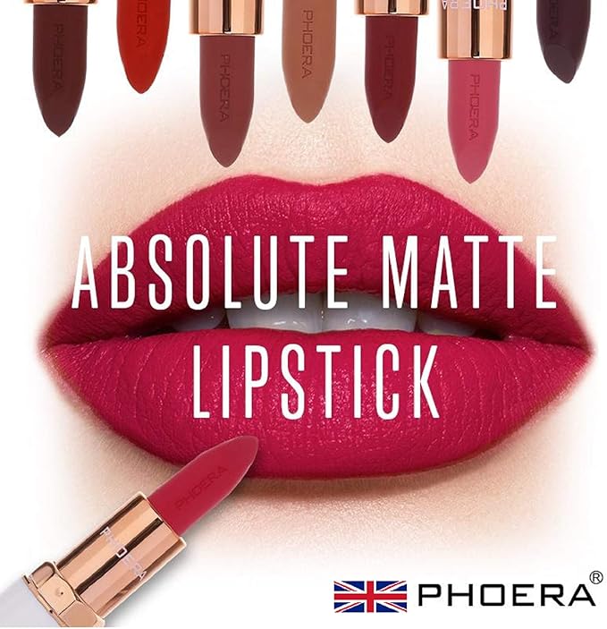 Phoera ABSOLUTE VELVET MATTE LIPSTICK LONG LASTING WATERPROOF LONG