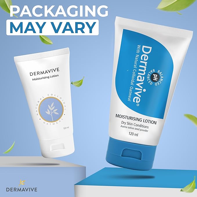 Moisturising Lotion, Hydrating Body Lotion, pH Balanced Nourishing Moisturizer, Non-Greasy Moisturizing Lotion with Natural Colloidal Oatmeal for Dry Skin, 120ml (4.05 fl oz)
