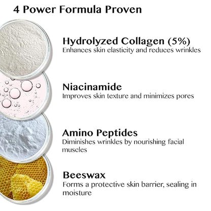Eye Cream Roller, Collagen & Peptides for Total Eye Lift, Rapid Wrinkle Repair, Dark Circle & Under Eye Bag Treatment, Anti-Aging & Hydrating Formula, 1.01 Fl Oz. Made In Korea....