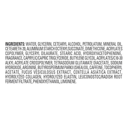 Jergens Skin Firming Body Lotion for Dry to Extra Dry Skin, Skin Tightening Cream with Collagen and Elastin, Dermatologist Tested, Hydralucence Blend Formula, 16.8 Oz