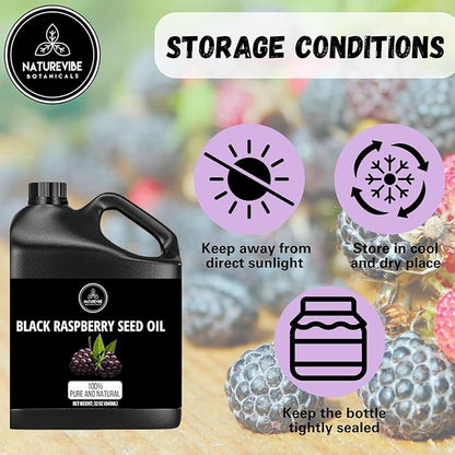Naturevibe Botanicals Black Raspberry Oil 32