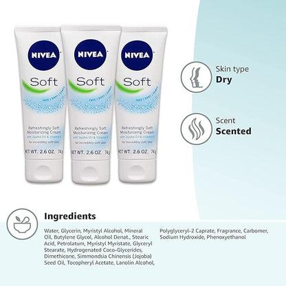 NIVEA Soft Moisturizing Creme 2.60 oz