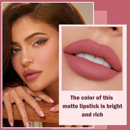 NVLEPTAP 5PCS Nude Matte Lipstick Liquid Lipstick Set Gloss