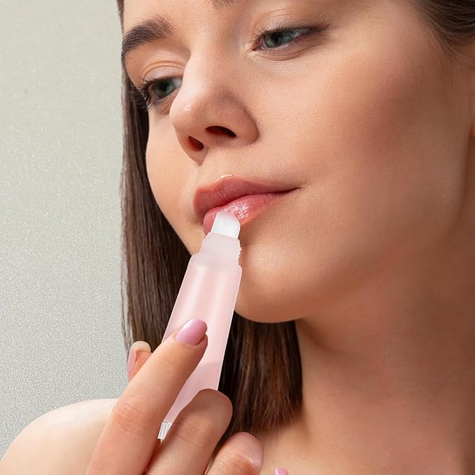 Sliverdew 5 Pcs Lip Gloss Tubes 10ml Empty Tubes Refillable Containers Refillable Mini Cosmetic Tubes Lip Balm Travel Toothpaste Containers Makeup Accessories Soft Empty Tubes