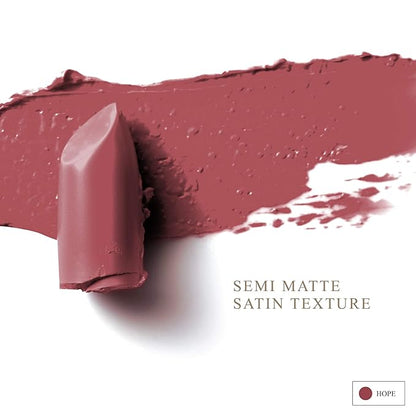 All Natural Lipstick, Semi Matte Lip Color, Moisturizing Moisturizing