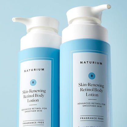 Naturium Skin-Renewing Retinol Body Lotion Jumbo, Advanced Firming Anti-Aging Skin Care, with Encapsulated Retinol & Shea Butter, 14 oz