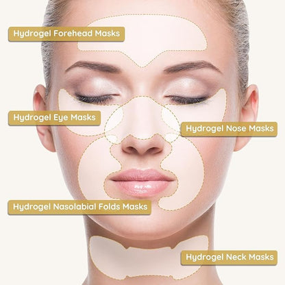 Enaskin Naturals Anti Wrinkle Face Patches Anti Wrinkle Gel Face Masks (1 Pack)