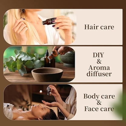 Oregano Essential Oil 0.34Oz - 100% Pure Natural MAX Undiluted Premium Therapeutic Grade Essential Oils for Diffuser/Skin Care/Massage/Hair/Toenails