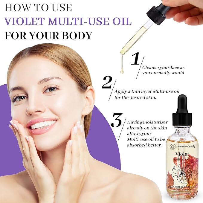 NP NATURES PHILOSOPHY Violet Multi-Use Oil