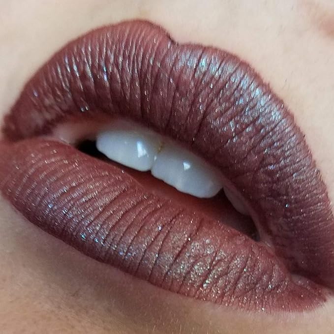 Goth Dark Red Liquid Lipstick - 100% vegan Goth