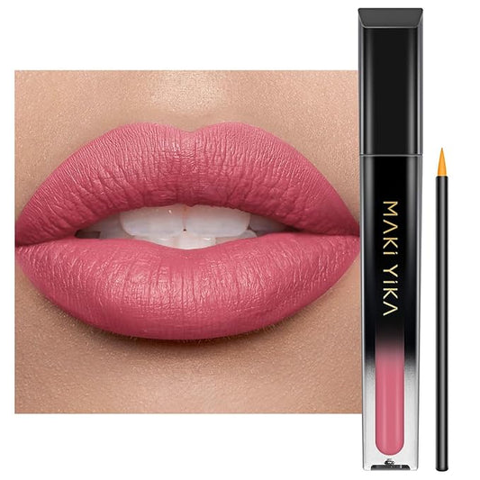 MAKI YIKA Pink Lipstick for Women Color Stay Lipstick