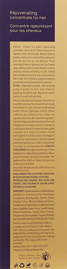 Pai-Shau Biphasic Infusion and Style Souffle