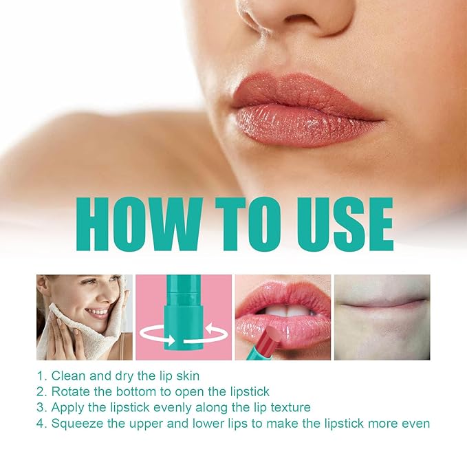 Lip Tint Hydrating, Sheer Strength Hydrating Lip Tint, Tinted Lip Balm Powerful Moisturizing Water Lipstick, Non-Sticky & Long Lasting (#Muted Rose)