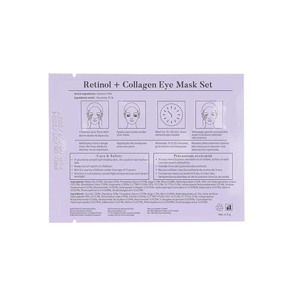 Retinol & Collagen Under Eye Patches (30 Pairs) Under Eye Patches for Dark Circles and Puffy Eyes, Under Eye Mask, Puffy Eyes Treatment