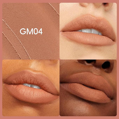 Velvet Matte Lipstick, High Pigment Lip Mud, Longwear, High