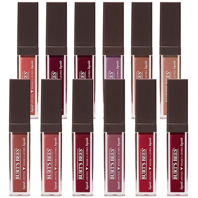 Burt's Bees 100% Natural Glossy Liquid Lipstick, Garnet Glossy