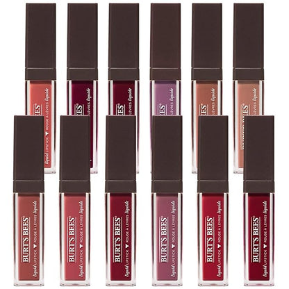Burt's Bees 100% Natural Glossy Liquid Lipstick, Garnet Glossy