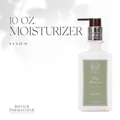 Antica Farmacista Body Moisturizer - Moisturizing Scented Lotion - Premium Body Moisturizer - Luxury Gift for Women & Men - Hand & Skin Hydration - Fig Leaf, 10 Fl Oz