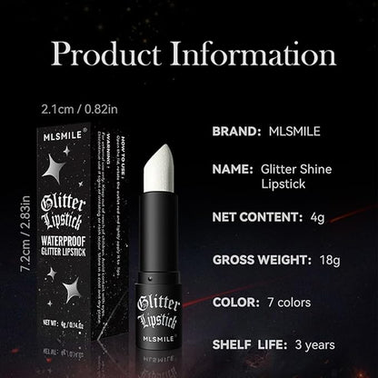 Diamond Lipstick Lip Gloss Long Lasting Waterproof Glitter Gloss