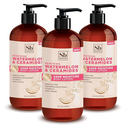 Soapbox Body Lotion, Watermelon & Ceramides