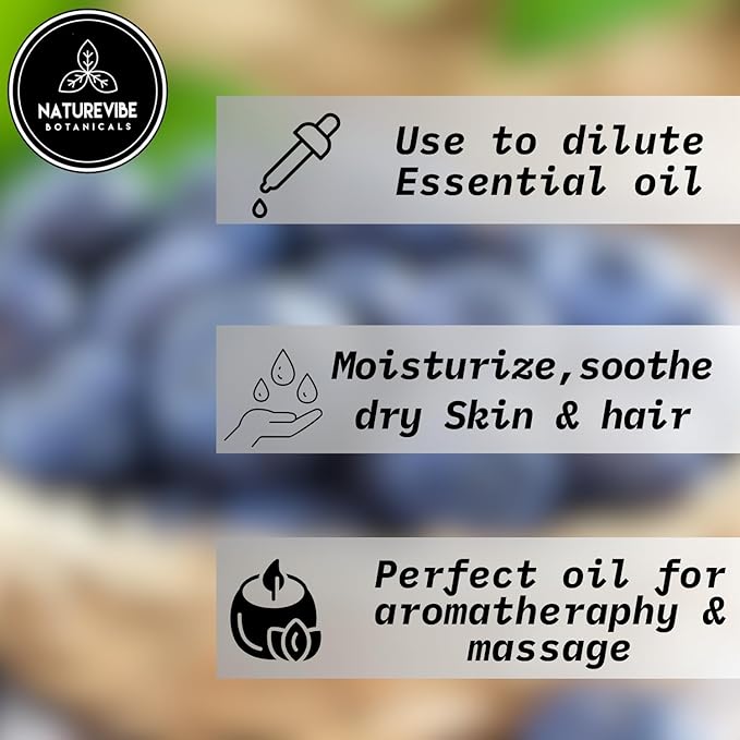 Naturevibe Botanicals Blueberry Oil 32 Ounces