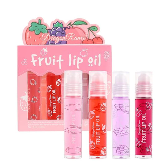 4-pieces Lip Glosses Roll on Lip Gloss Set, Glosses