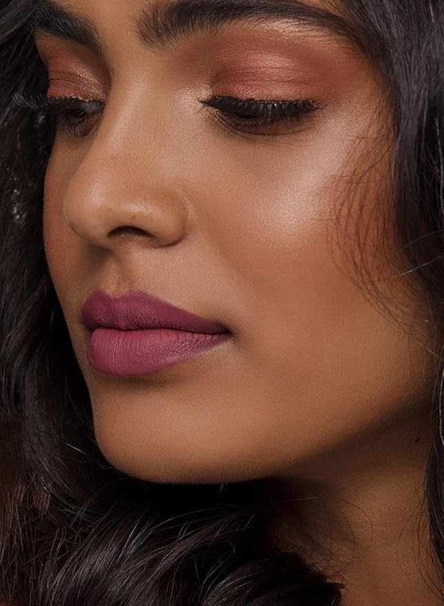 SUGAR Cosmetics Matte As Hell Crayon Lipstick With Free Sharpener, Long-Lasting Matte Lip Crayon - 25 Lily Aldrin (Mauve Pink)