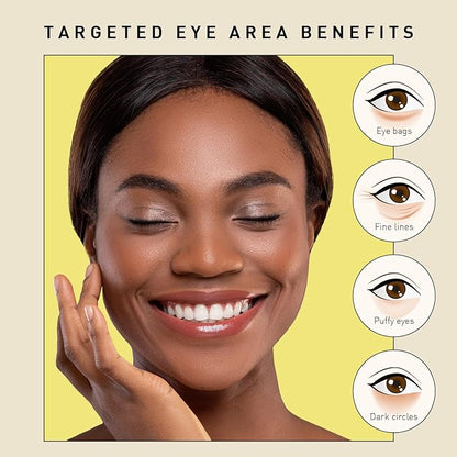 Under Eye Patches for Dark Circles: Snail Mucin Gel Masks for Puffiness Undereye Bags Wrinkles - Instant Brightening Moisturizing Skin Treatment Pads - Gift for Men and Women, 30 Pairs (White)