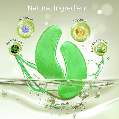 Under Eye Patches, 40 Pairs Eye Mask for Dark Circles, Puffy Eyes, Undereye Bags,Wrinkles,Eye Mask Patches with Aloe Vera, Eye Treatment Skin Care for Men & Women Gift
