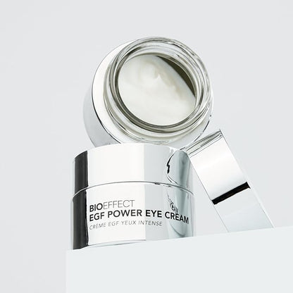 Bioeffect EGF Power Eye Cream with Barley Epidermal Growth Factor, Bakuchiol & Niacinamide, Anti-Aging Under-Eye Moisturizer for Collagen, Wrinkles, Puffiness & Dark Circles