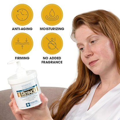 Advanced Clinicals Retinol Cream + Hyaluronic Aging