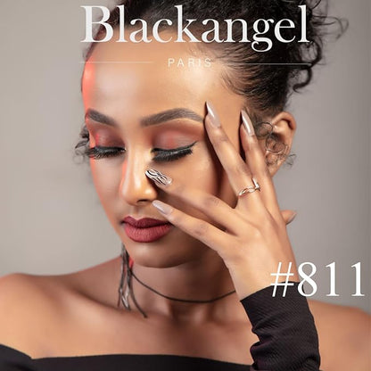 blackangel Lash-Lengthening Black Mascara, Super Stay Matte Liquid blackangel