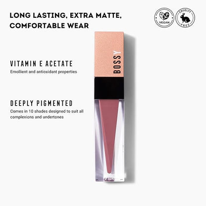 Liquid Lipstick for Women, Vegan, Hydrating, Long Lasting, Vegan,