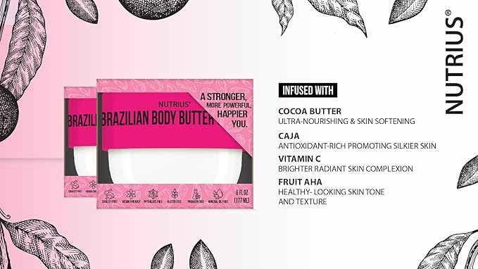Brazilian Body Butter Cream Berry Bliss