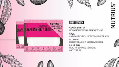 Brazilian Body Butter Cream Berry Bliss