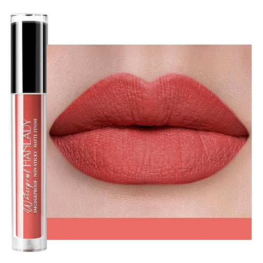 Red Lipstick Matte, Pink Liquid Lipstick Long Lasting Long