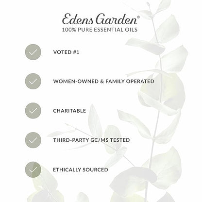 Edens Garden Vanilla Sandalwood Bath & Body Oil – Luxury Aromatherapy Blend with Pure Essential Oils & Vitamin E for Smooth, Hydrated Skin – After Shower Moisturizer for Women & Men, 2 fl oz (59 ml)