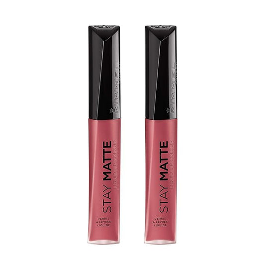 Rimmel Stay Matte Liquid Lip Color, Pink Blink,0.21 Lip