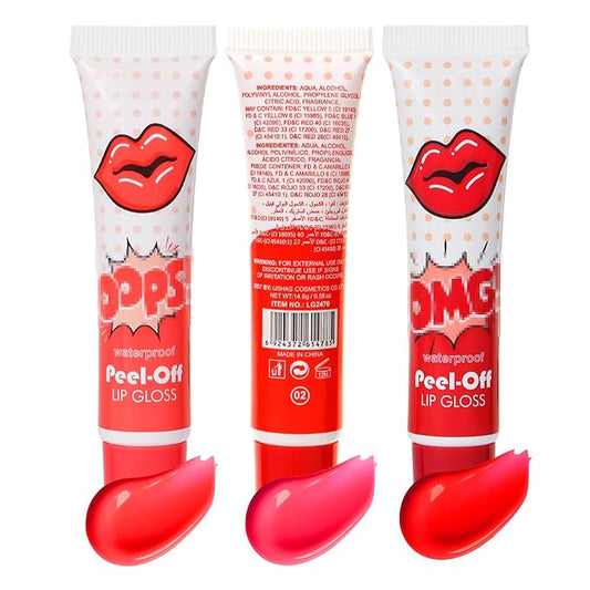 3 Colors Sexy Colors Lip Gloss Sets Waterproof Gloss