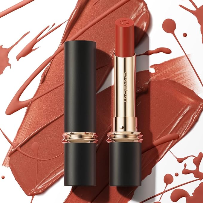 Matte Lipstick Hydrating Lip Color Makeup, Highly Pigmented Lipstick with Moisturizing Formula, Lightweight, Smooth, M24