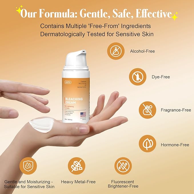 Skin Bleaching Cream for Body Intimate