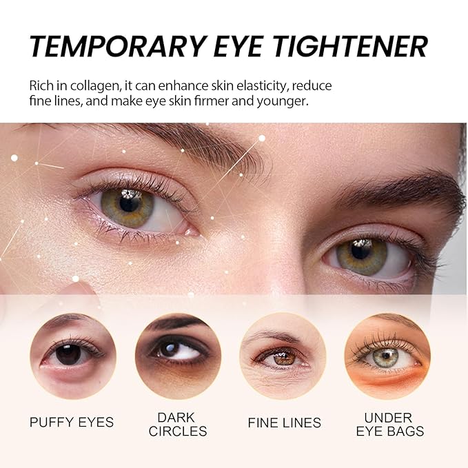 Instant Firming Eye Cream,Temporary Eye Tightener for Under-Eye Bags,Dark Circles & Puffiness|Anti-Aging Face Lift Cream to Smooth Fine Lines (1)
