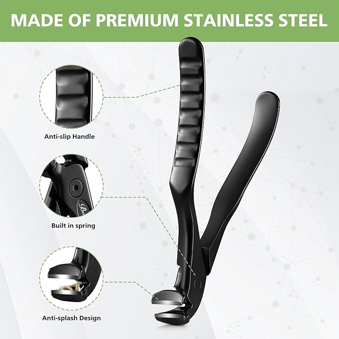 BALUCA Ergonomic Nail Clipper for