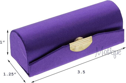 Motique Accessories Solid Satin Ladies Lipstick Case With