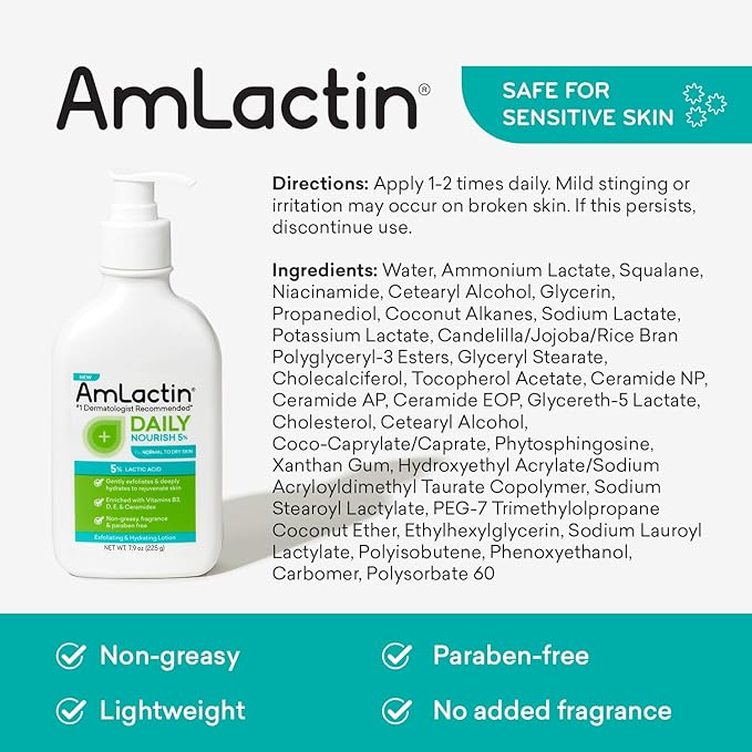 AmLactin Daily Nourish 5% - 7.9