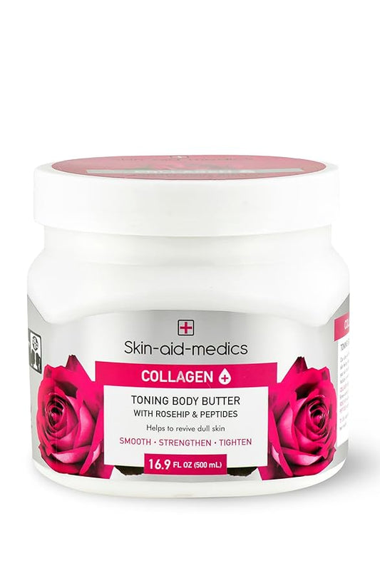 Collagen Toning Body Butter, with Rose