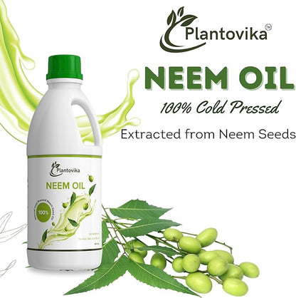 Neem Oil, 100% Pure and Cold